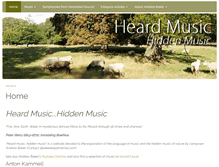 Tablet Screenshot of heardmusic.co.uk